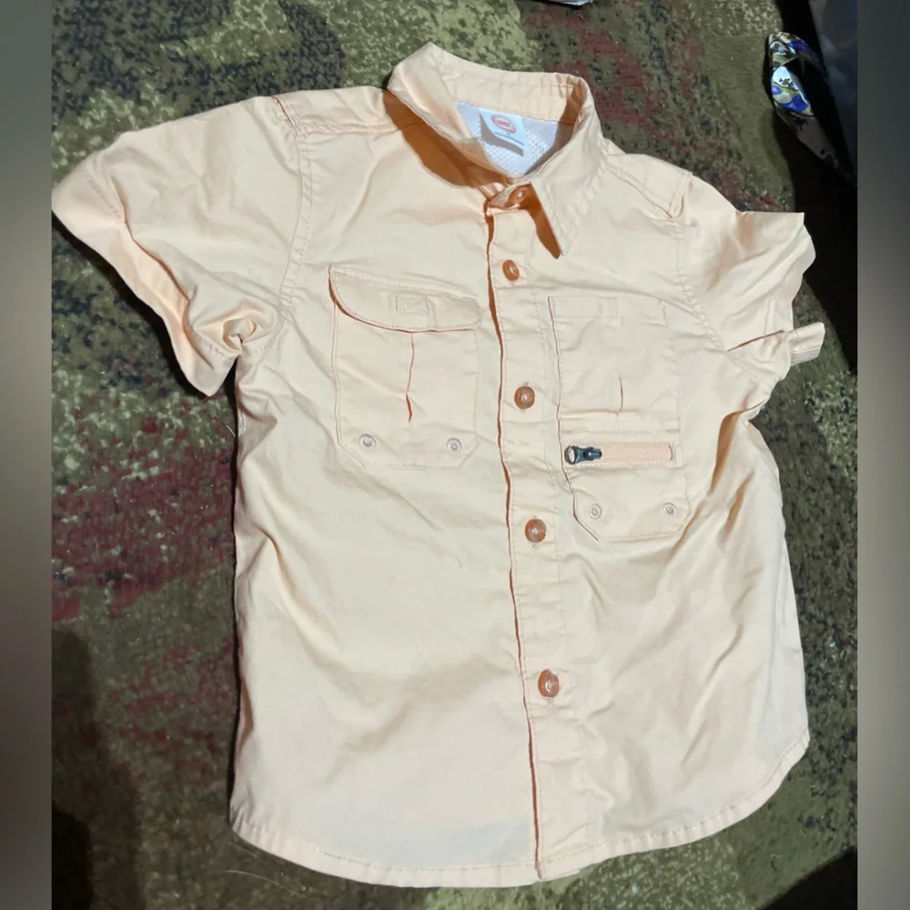Wonder Nation Toddler boy peach adventure short sleeve‎ 2t